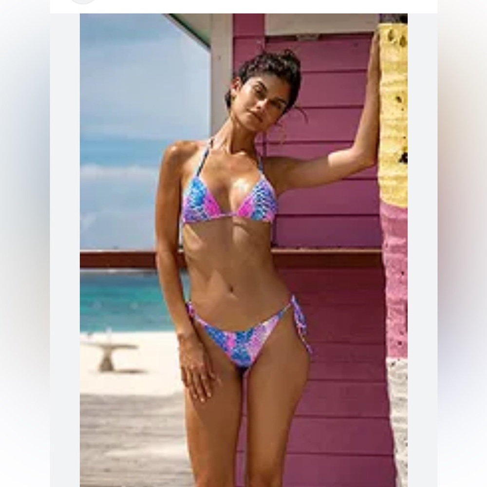 Bright brand, Swimwear Set in Purple and Pink Sz S - Picture 3 of 4